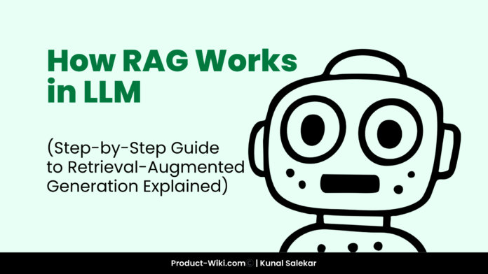 How RAG Works in LLM (Step-by-Step Guide to Retrieval-Augmented Generation Explained) Learn how RAG works in LLMs with this complete guide to Retrieval-Augmented Generation. Understand the full pipeline including embeddings, vector search, reranking, and advanced RAG techniques. Discover how modern AI systems use RAG to deliver accurate, real-world answers at scale. How RAG Works in LLM (Step-by-Step Guide to Retrieval-Augmented Generation Explained)